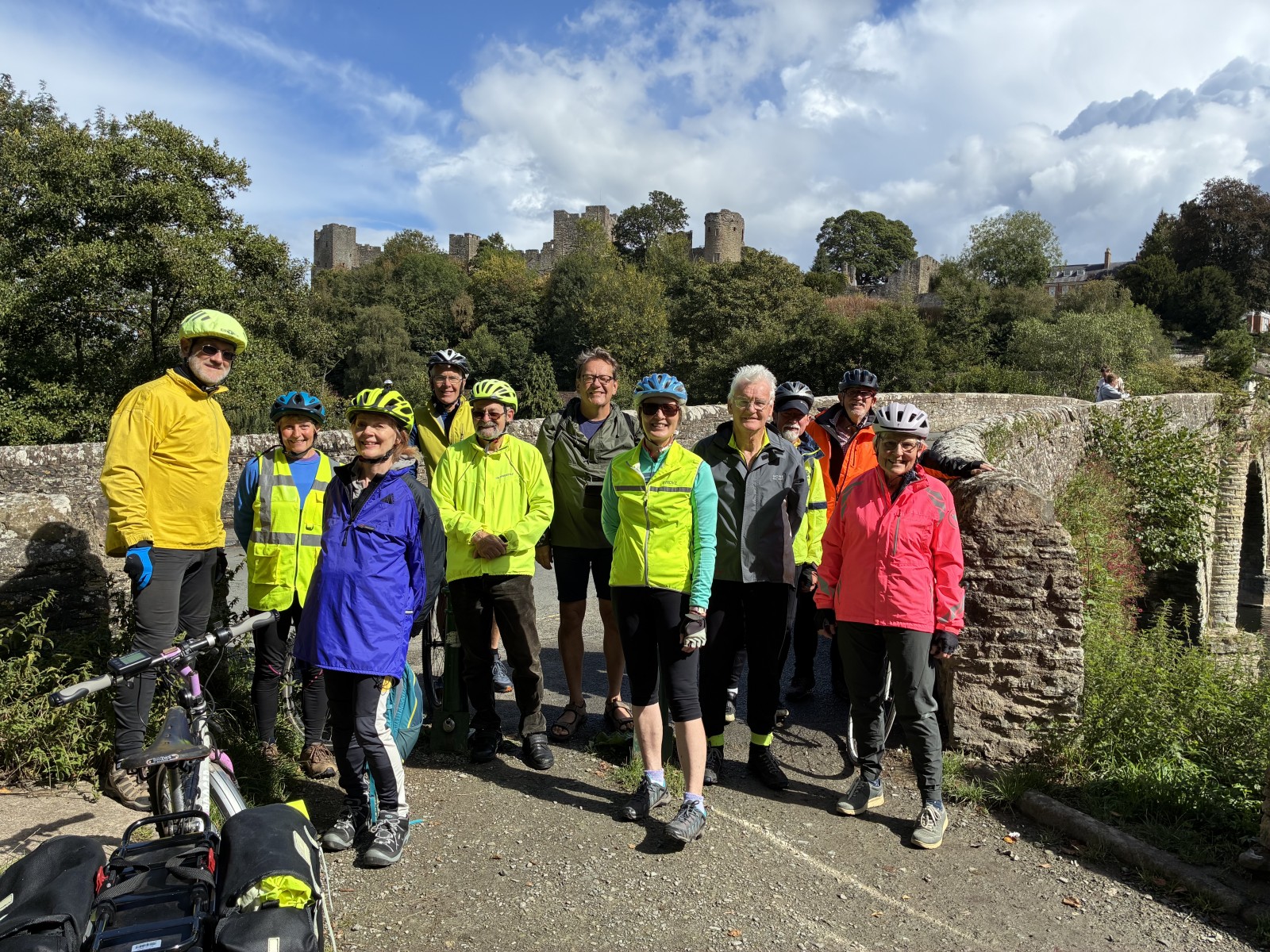 Successful cycling event beats the rain!
