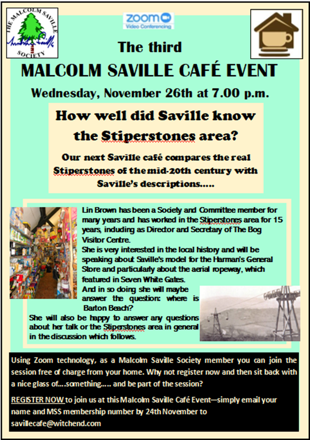 Malcolm Saville Society ‘Café Event’ 3
