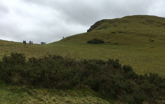A hard slog at the end of the walk