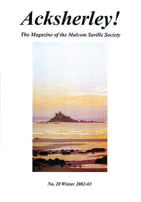 Acksherley! No. 20 - Winter 2002-03