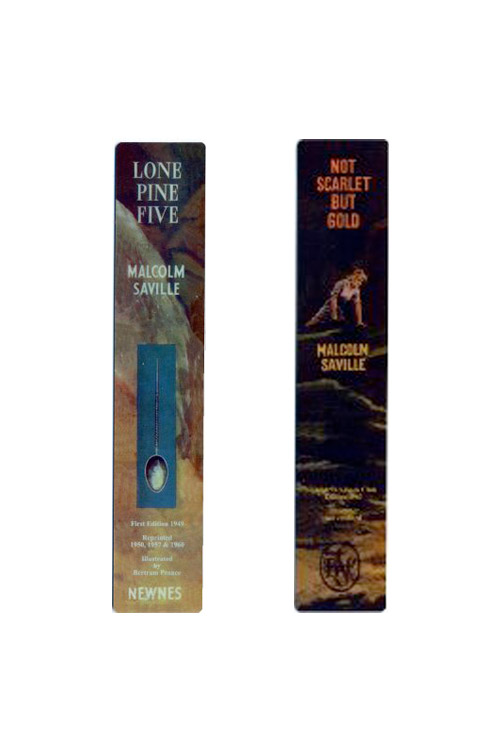 Lone Pine Five/ Not Scarlet But Gold bookmark