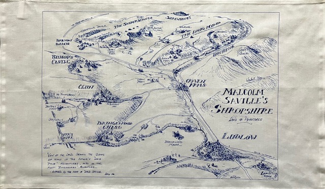 Lone Pine Shropshire tea towel