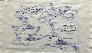 Lone Pine Shropshire tea towel